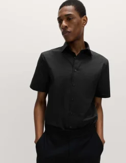 3 Pack Regular Fit Easy Iron Short Sleeve Shirts
