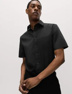 3 Pack Regular Fit Easy Iron Short Sleeve Shirts