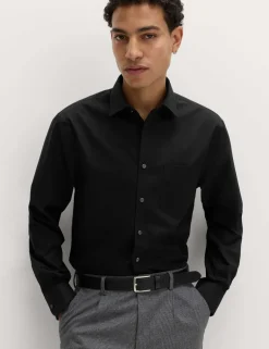 3 Pack Regular Fit Easy Iron Long Sleeve Shirts