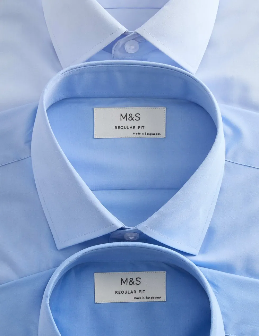 3 Pack Regular Fit Easy Iron Short Sleeve Shirts