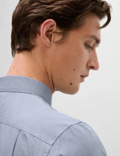 2 Pack Regular Fit Easy Iron Check Shirts