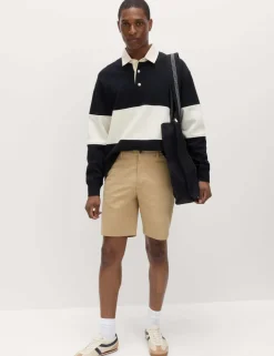 2 Pack Regular Fit Stretch Chino Shorts