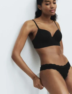 2 Pack Seamfree Wired Demi Cup Bras (A-E)