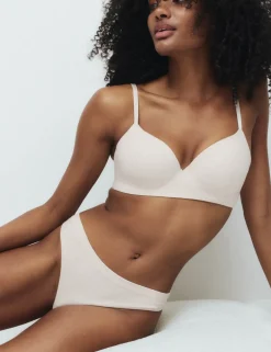 2 Pack Seamfree Wired Demi Cup Bras (A-E)