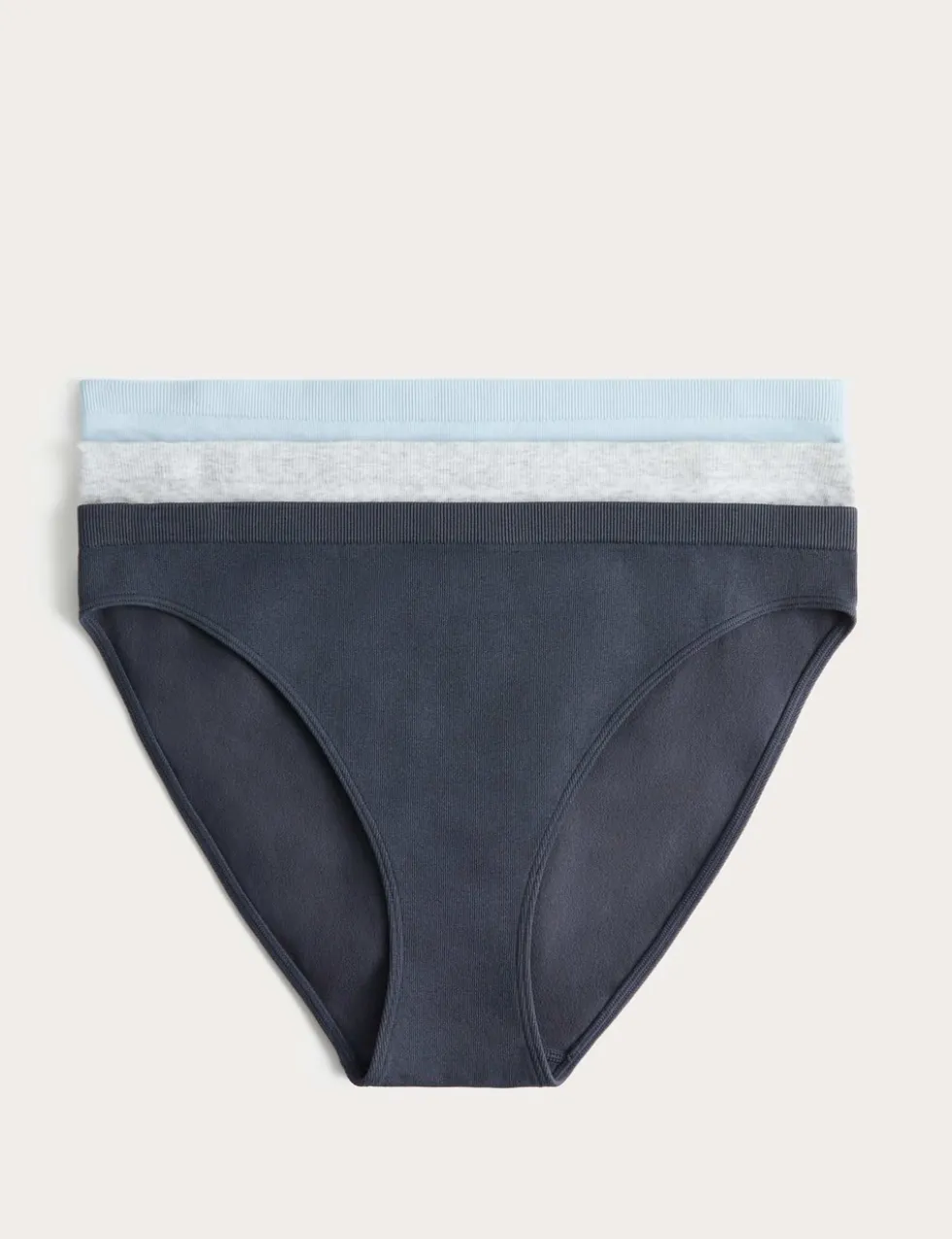 3 Pack Seamless High Leg Knickers