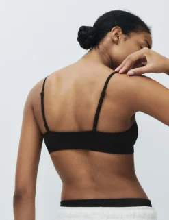 3 Pack Seamless Non Wired Micro Crop Tops