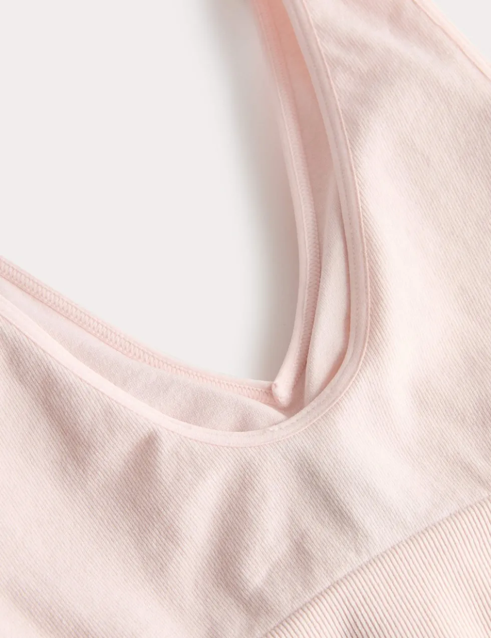 3 Pack Seamless V-Neck Crop Tops