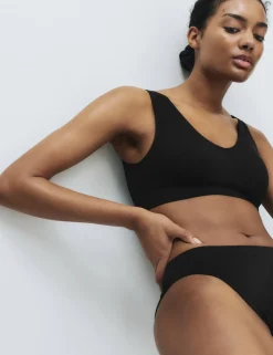 3 Pack Seamless V-Neck Crop Tops