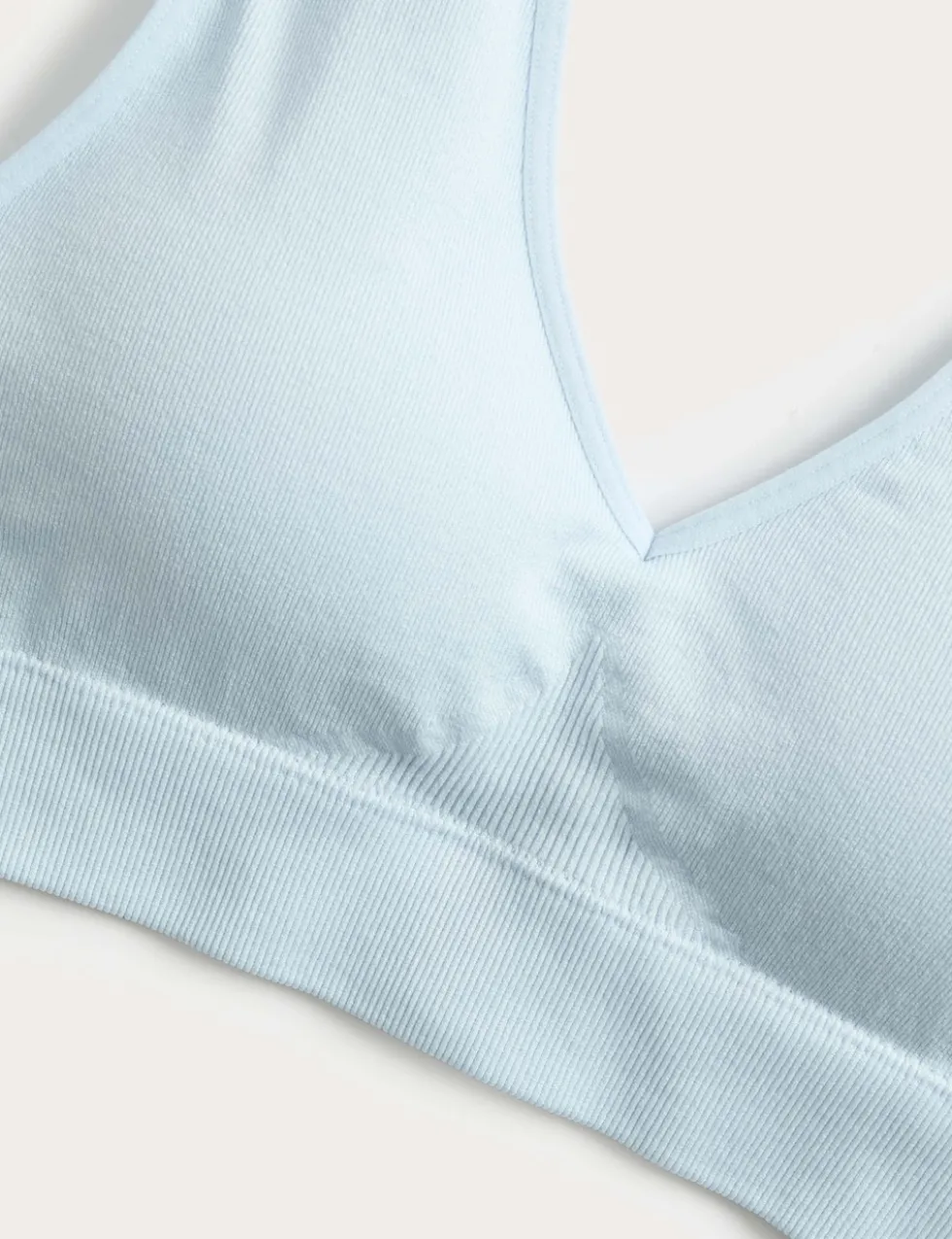 3 Pack Seamless V-Neck Crop Tops