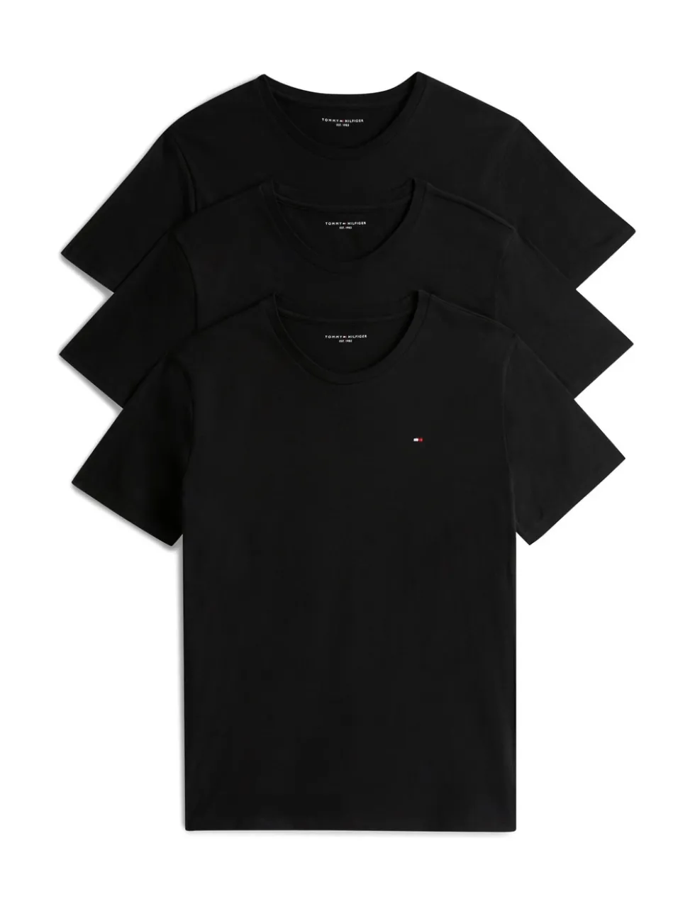 3 Pack Signature Pure Cotton Crew Neck T-Shirts