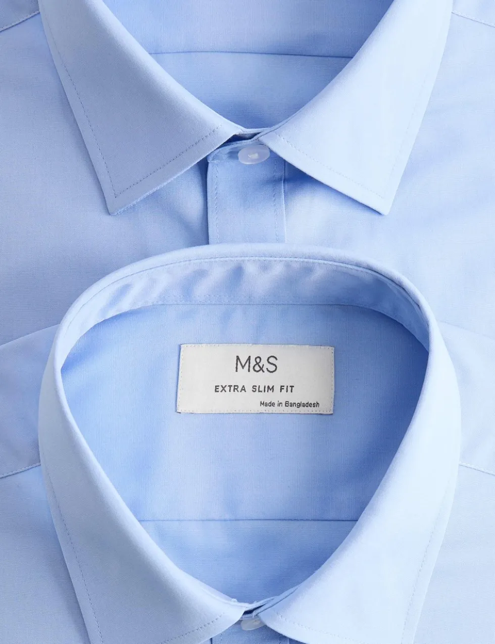 2 Pack Skinny Fit Easy Iron Cotton Blend Shirts