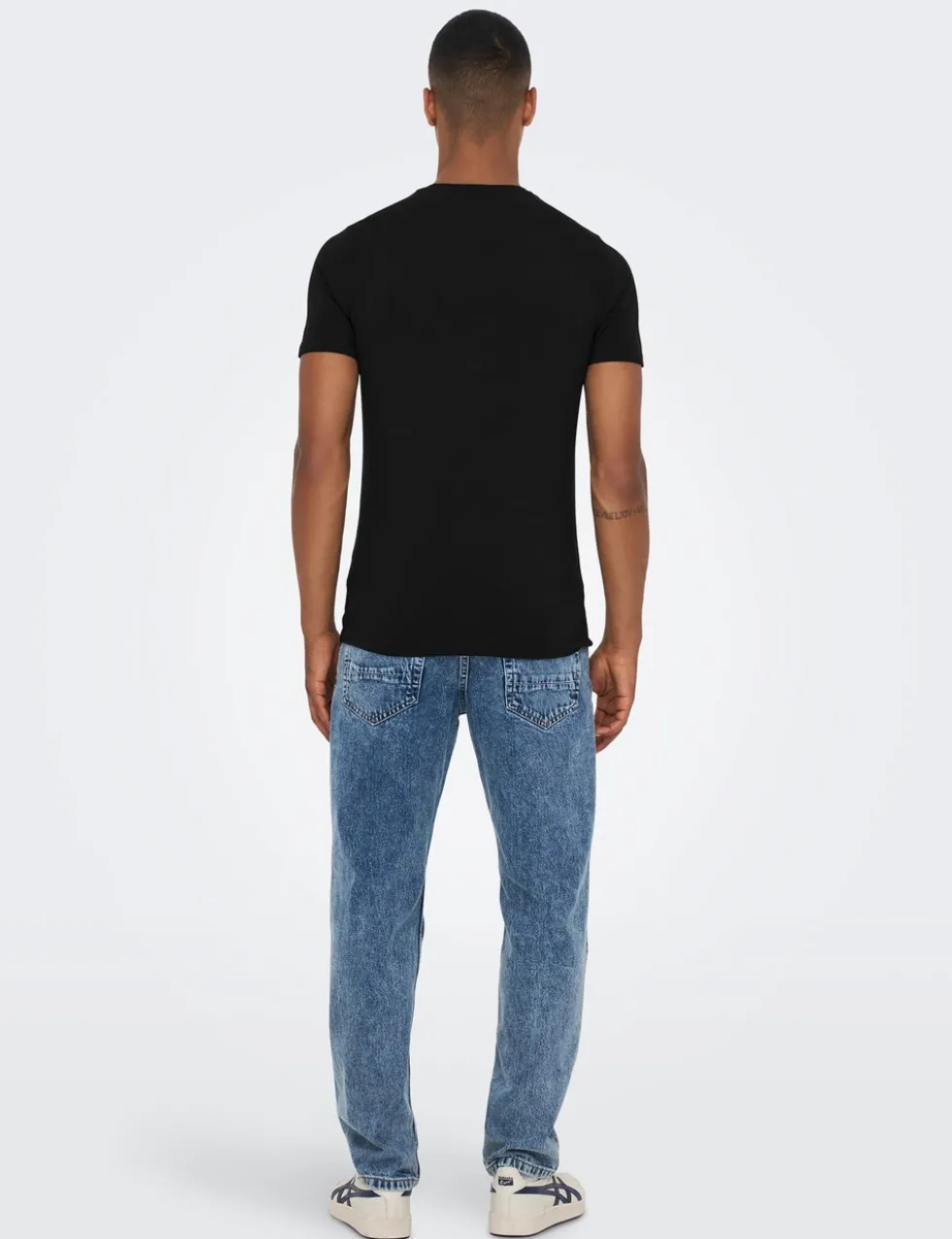 2 Pack Slim Fit Cotton Rich Crew Neck T-Shirts