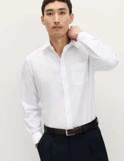 3 Pack Slim Fit Easy Iron Long Sleeve Shirts