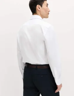 3 Pack Slim Fit Easy Iron Long Sleeve Shirts