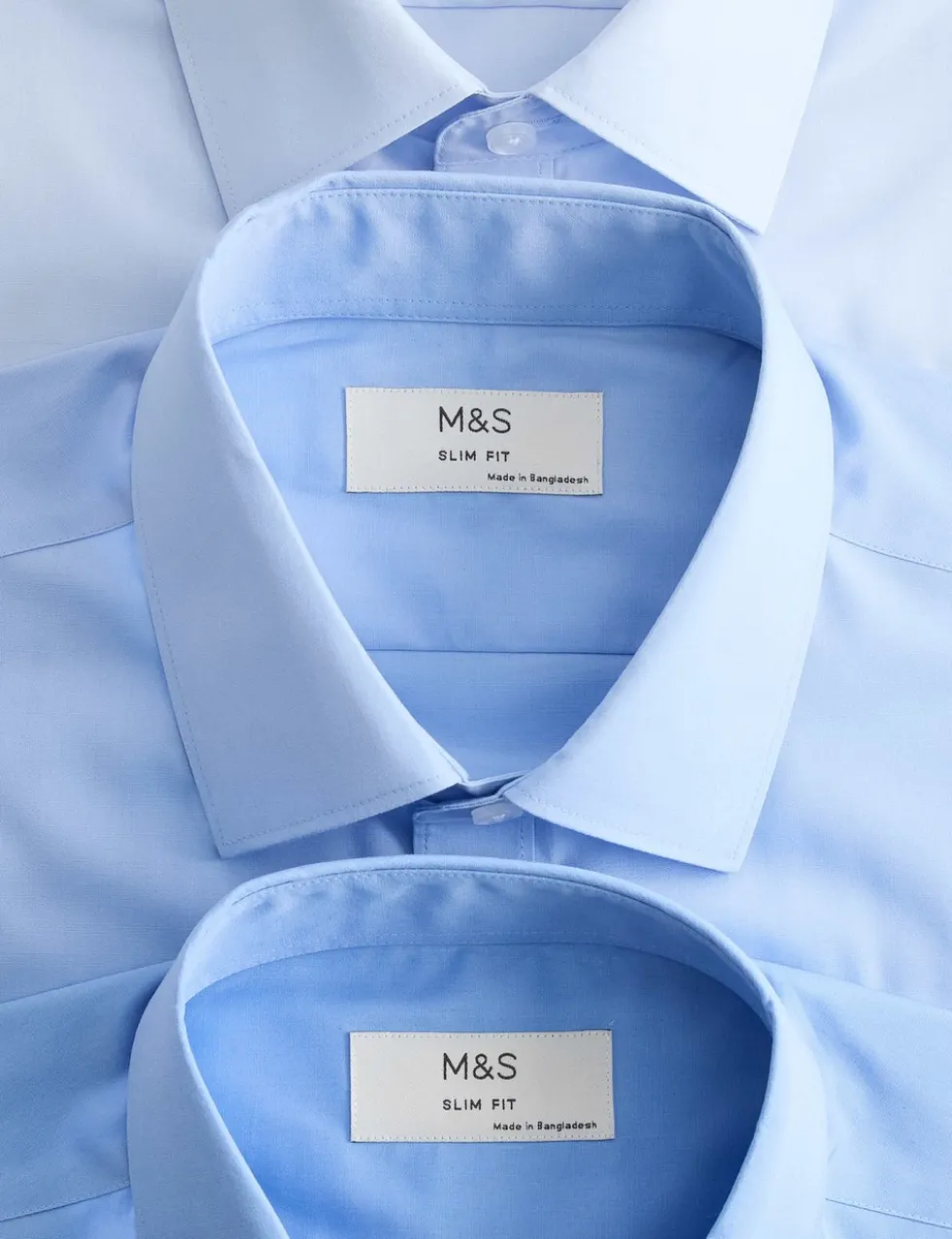 3 Pack Slim Fit Easy Iron Short Sleeve Shirts
