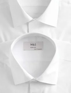 2 Pack Slim Fit Easy Iron Shirts