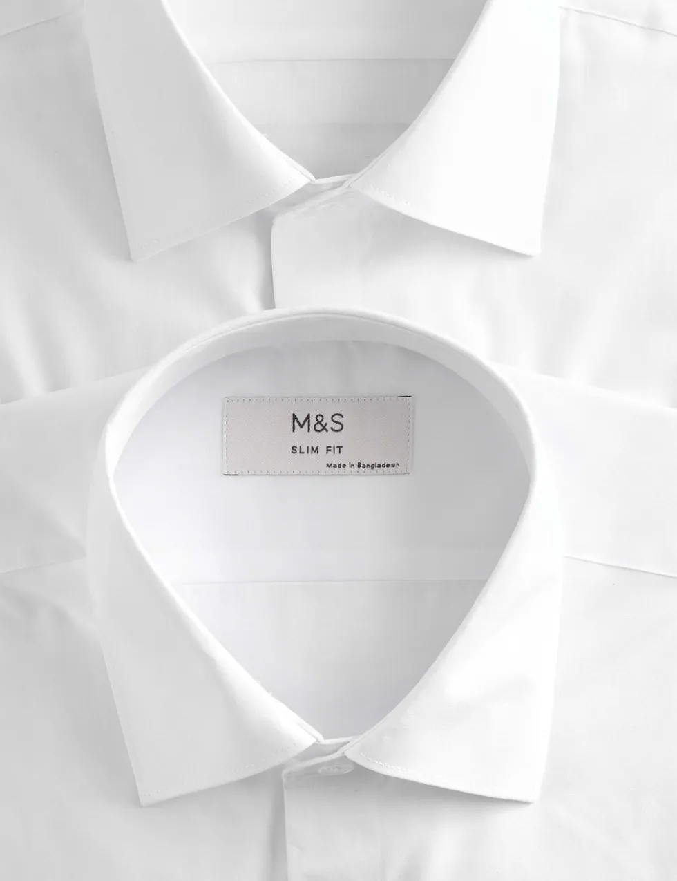 2 Pack Slim Fit Easy Iron Shirts