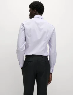 3 Pack Slim Fit Easy Iron Cotton Blend Shirts