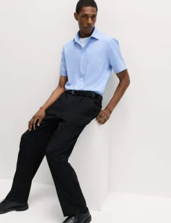 2 Pack Slim Fit Easy Iron Shirts