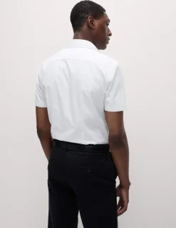 3 Pack Slim Fit Easy Iron Short Sleeve Shirts