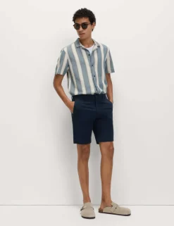 2 Pack Slim Fit Stretch Chino Shorts