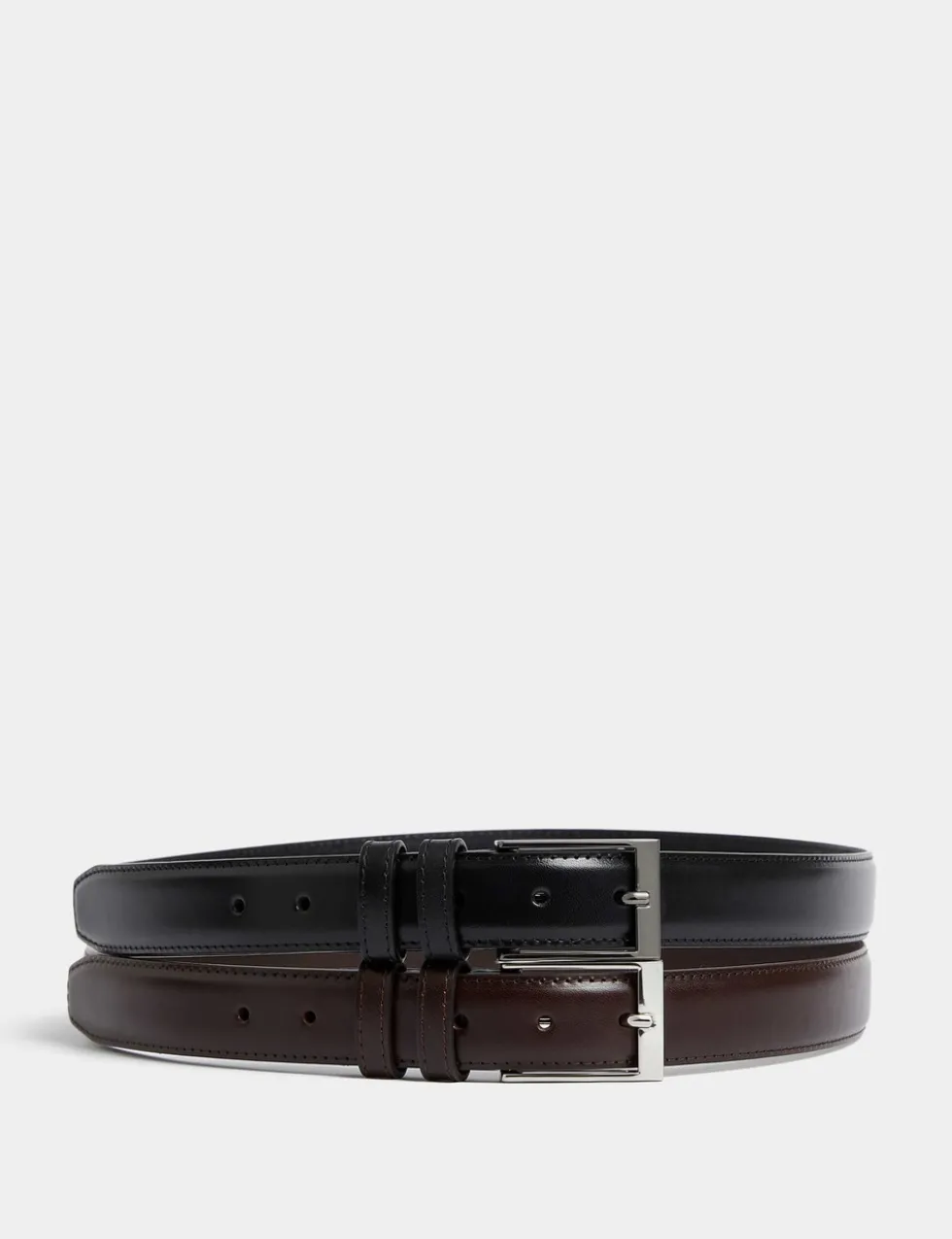 2 Pack Stitch Detail Belts