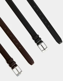2 Pack Stitch Detail Belts