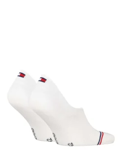 2 Pack Striped Toe Cotton Rich Trainer Socks