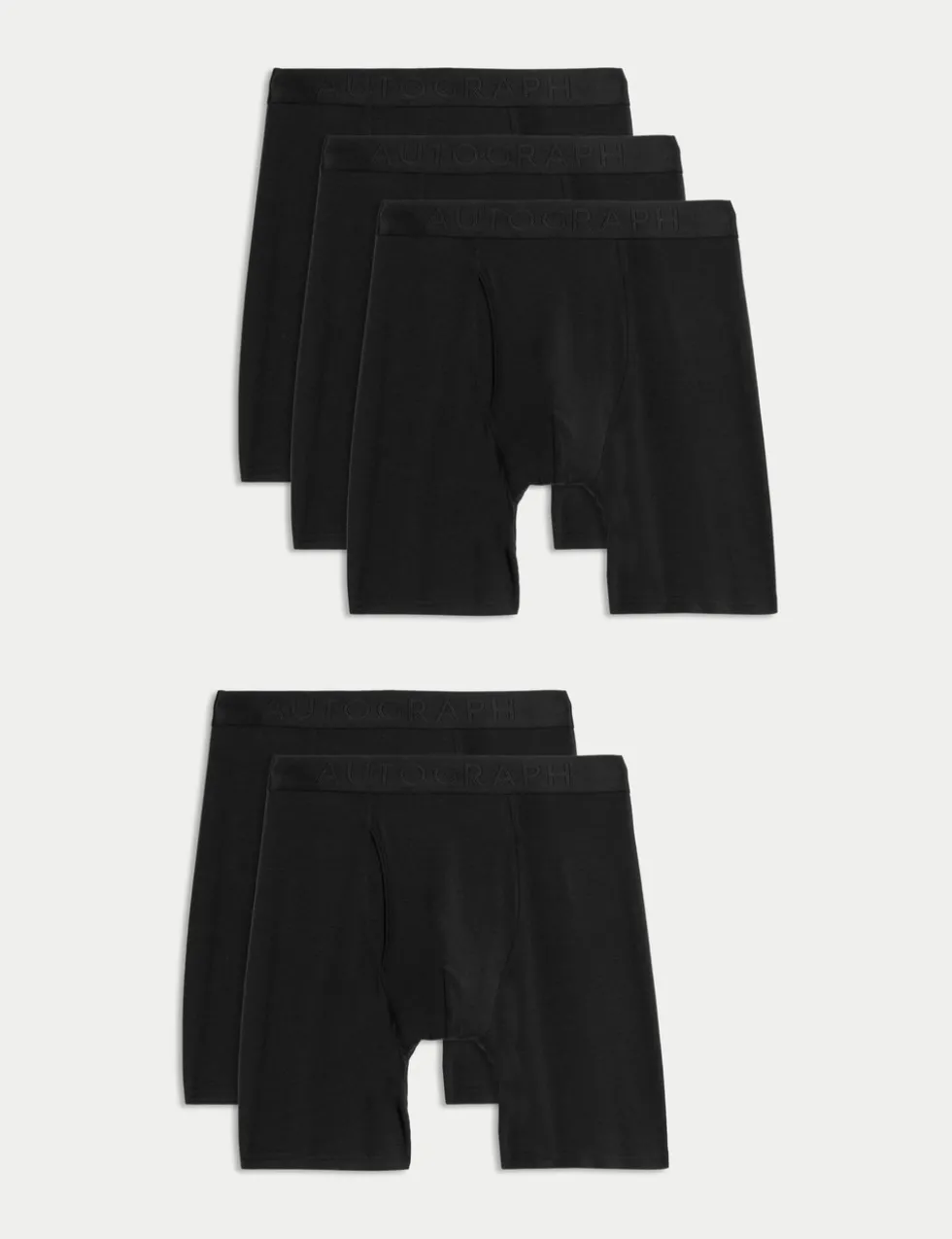 5 Pack Supima® Cotton Modal Longer Length Trunks