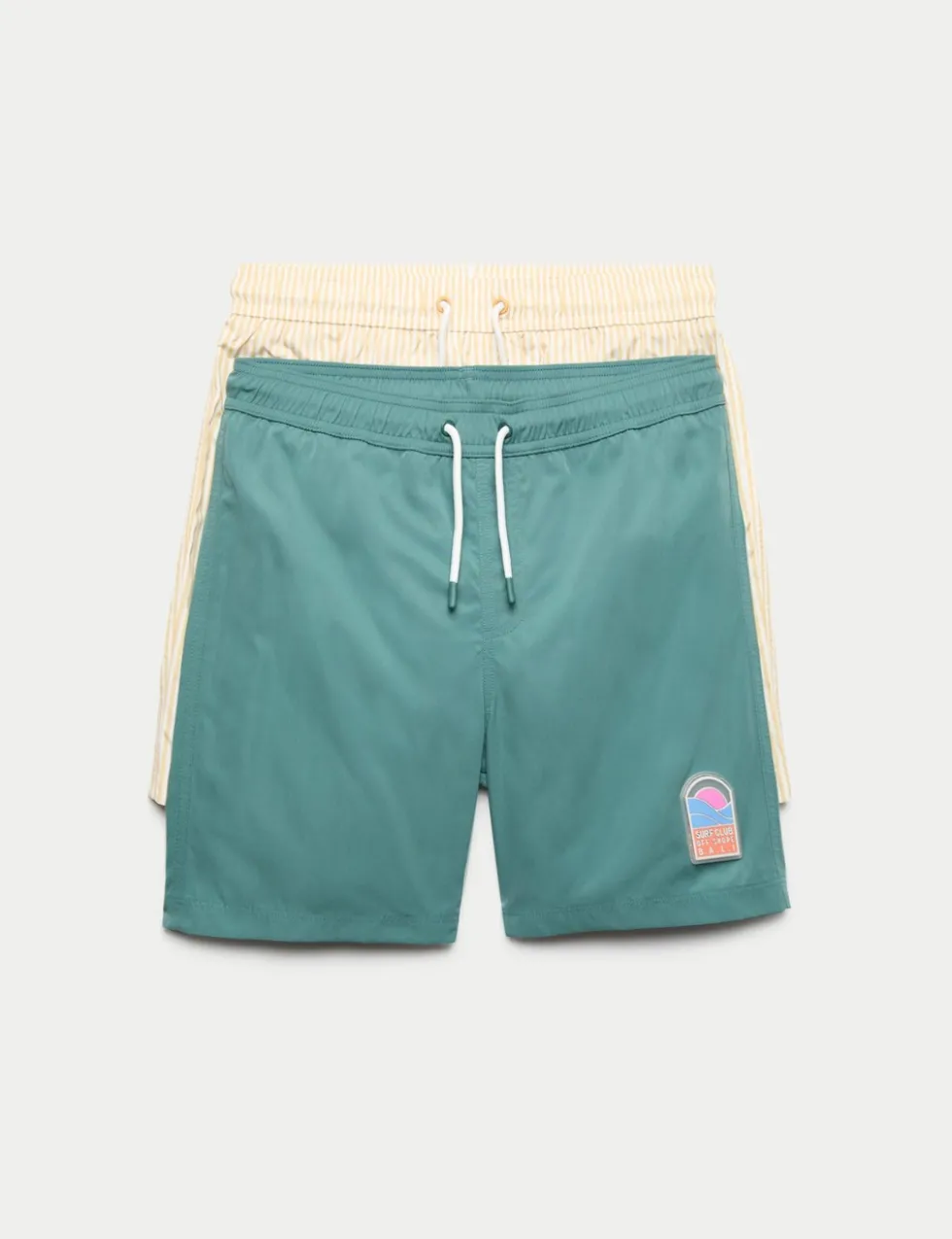 2 Pack Swim Shorts (6-16 Yrs)