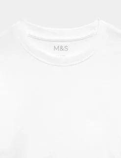 2 Pack Unisex Pure Cotton School T-Shirts (2-16 Yrs)