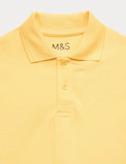 3 Pack Unisex Stain Resist School Polo Shirts (2-18 Yrs)