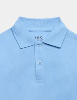 3 Pack Unisex Stain Resist School Polo Shirts (2-18 Yrs)