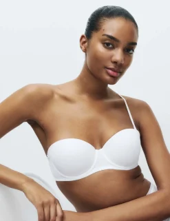2 Pack Wired Strapless Bras (A-E)