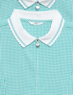 2 Pack Zip Gingham School Dresses (2-14 Yrs)