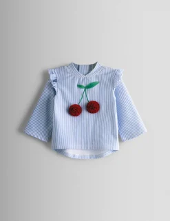 2 Piece Cherry Stripe Swim Set (6 Mths-6 Yrs)