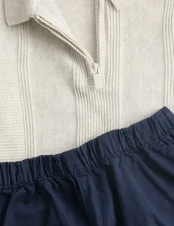2 Piece Cotton Rich Half Zip Outfit (0-6 Yrs)