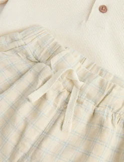 3 Piece Cotton Rich Peter Rabbit ™ Shorts Outfit (0-3 Yrs)