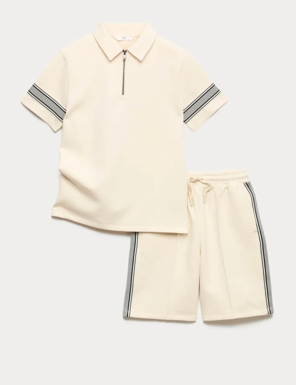2 Piece Cotton Rich Polo & Short Set (6-16 Yrs)