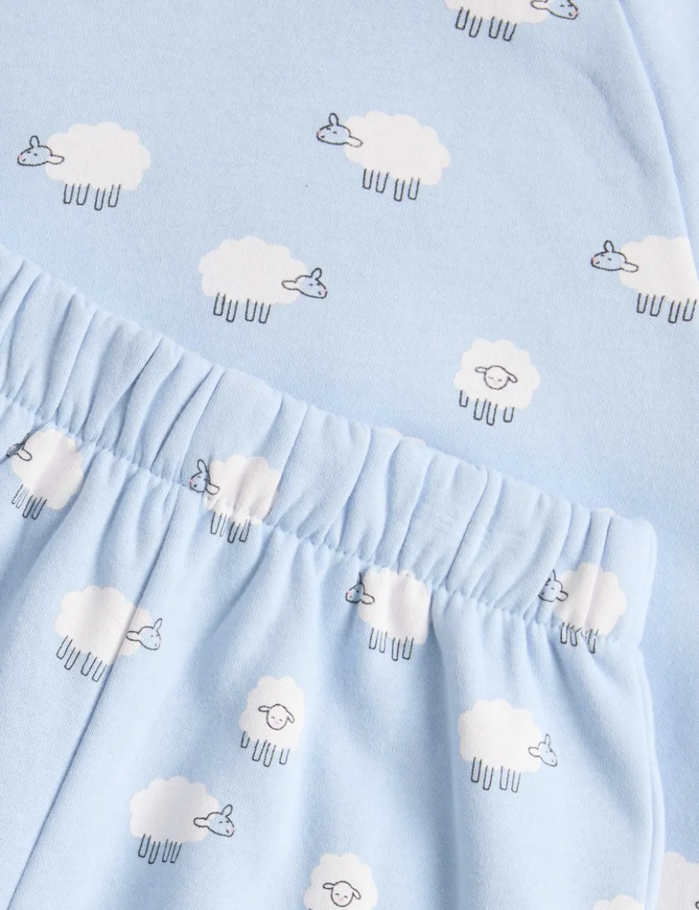 2 Piece Cotton Rich Sheep Outfit (0-3 Yrs)