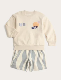 2 Piece Cotton Rich Sweatshirt Outfit (2-8 Yrs)