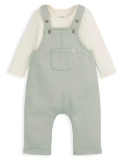2 Piece Dungarees & Bodysuit Outfit (7lbs-12 Mths)