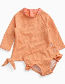 2 Piece Frill Long Sleeve Tankini (0-5 Yrs)