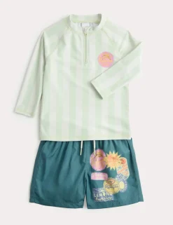 2 Piece Fruit Graphic Swim Outfit (2-8 Yrs)