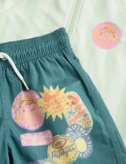2 Piece Fruit Graphic Swim Outfit (2-8 Yrs)