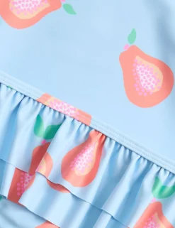 2 Piece Guava Long Sleeve Swim Set (2-8 Yrs)