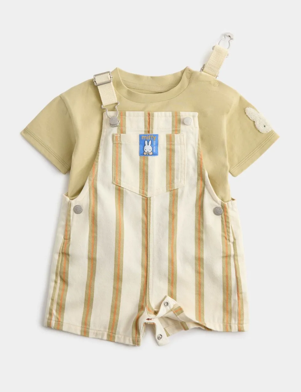 2 Piece Miffy™ Bib Short and Top Outfit (0-3 Yrs)