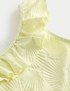 2 Piece One Shoulder Frill Bikini (6-16 Yrs)