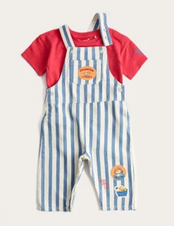 2 Piece Paddington™ Dungaree and Top Outfit (0-3 Yrs)