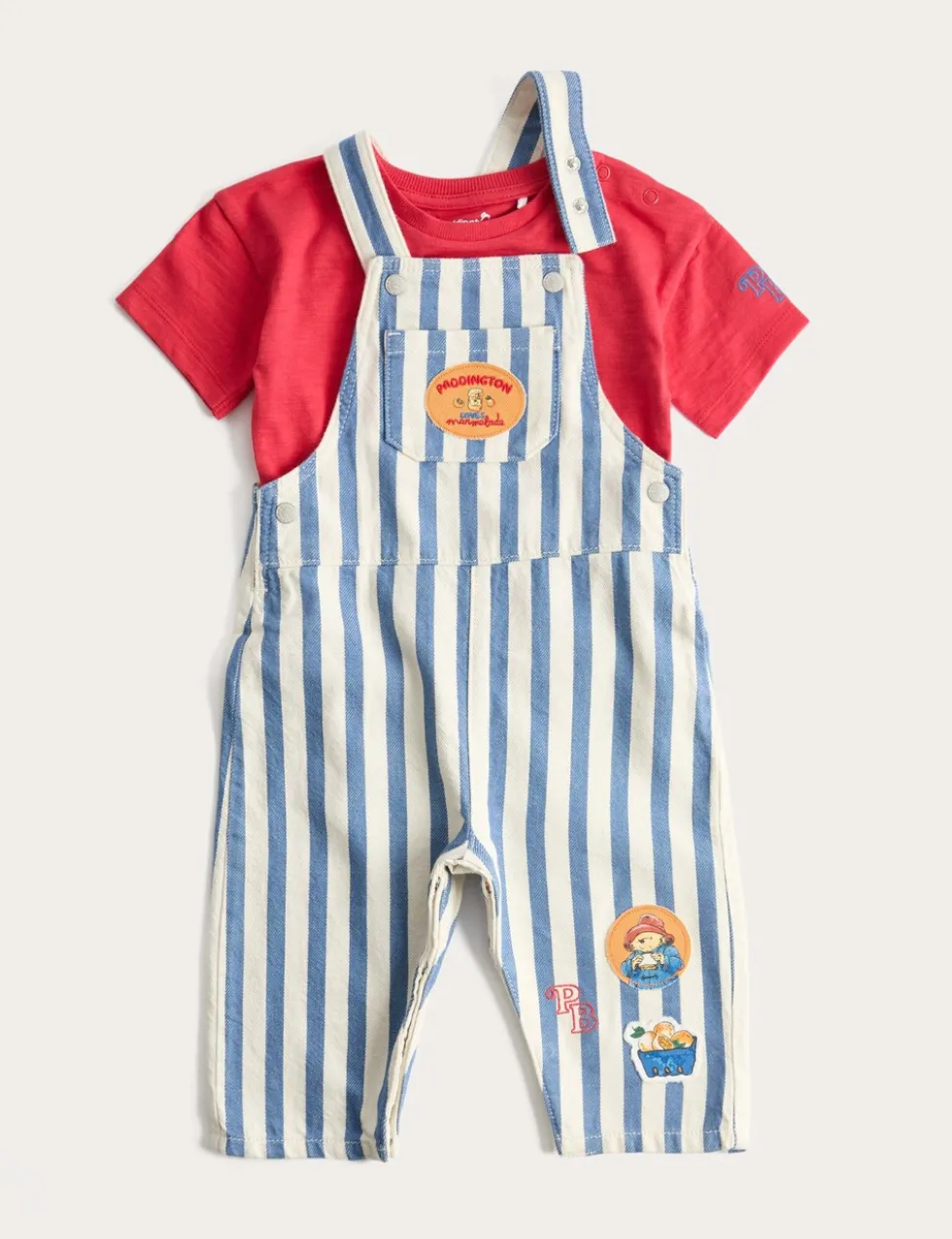 2 Piece Paddington™ Dungaree and Top Outfit (0-3 Yrs)